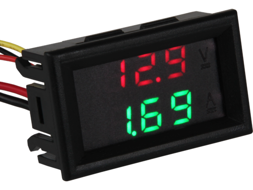 [H62823] Digital strøm- og spændings-panelmeter - 0-9,99A / 0-99V