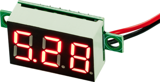 [H62824] Digital spændings-panelmeter - 0-30V (3 cifre)