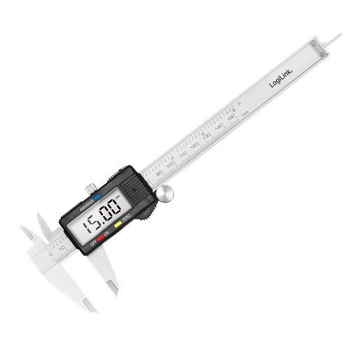 [H19860] Digital skydelære - 150mm, rustfri stål