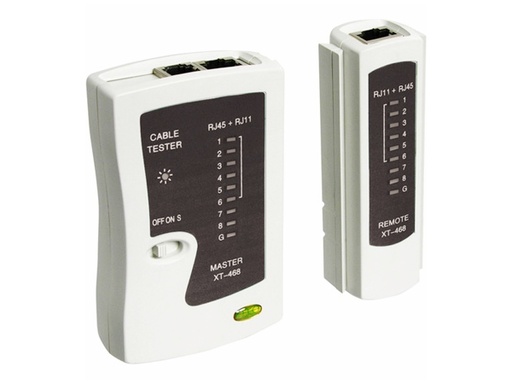 [H19804] LAN netværkstester - Til RJ11, RJ12 og RJ45