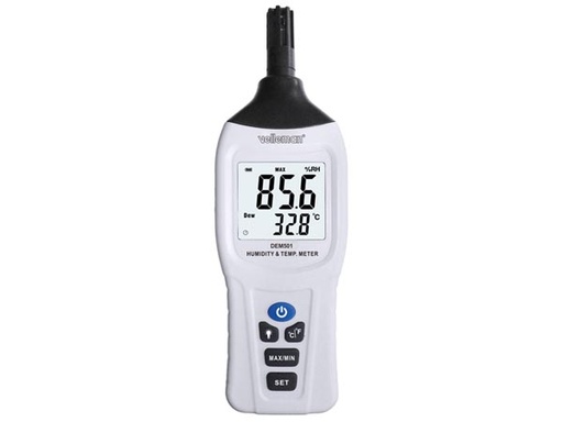 [H46964] DEM501 Digital termometer & fugtighedsmåler