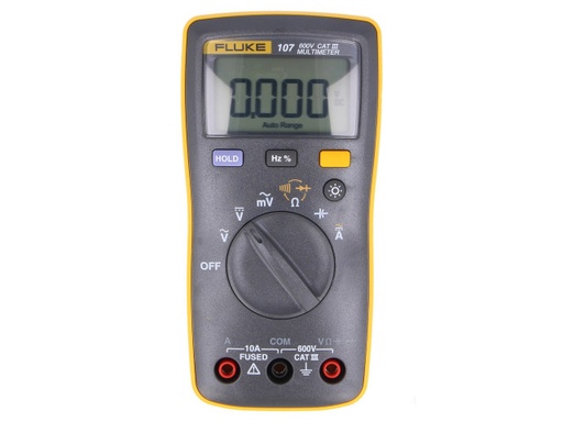 [H56948] FLUKE 107 - Digital multimeter, CAT III/IV 600V, LCD