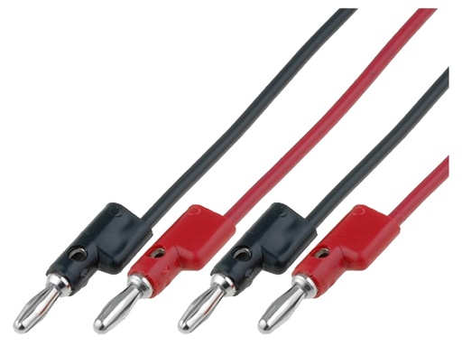[H55311] Testledningssæt - bananstik, 4mm, 30V/15A (0,61m)