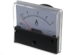 [H36582] Analog strøm-panelmeter - 5A AC (72x62mm)