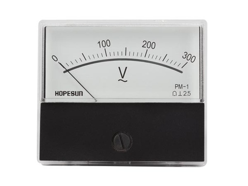 [H19847] Analog spændings-panelmeter - 300VAC (70x60mm)