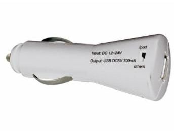 [H23614] USB biladapter - 12/24Vdc til 5Vdc / 700mA