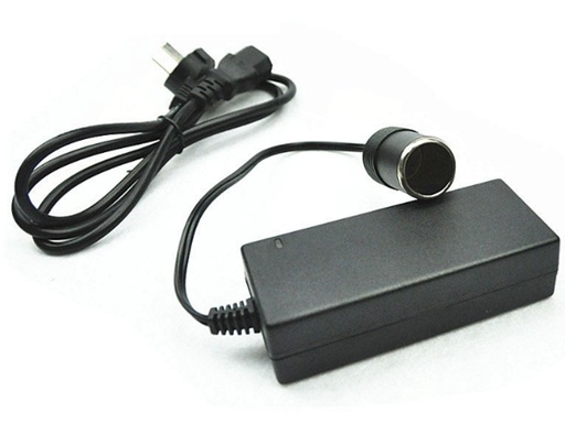 [H31039] Konverter m. cigarudtag - 240VAC til 12VDC / 5A (60W)