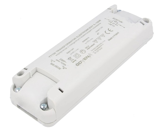 [H57853] Halogen/LED transformator - 12Vac 0-150W/70W Dæmpbar