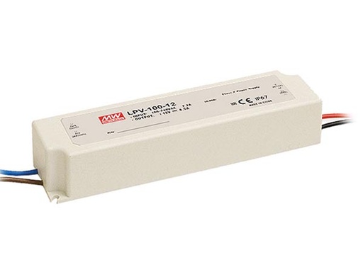 [H43290] LED strømforsyning - 24Vdc / 100W konst.spænding (IP67)
