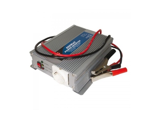 [H48204] Inverter - 12V / 600W modificeret sinus, (CEE7/3)