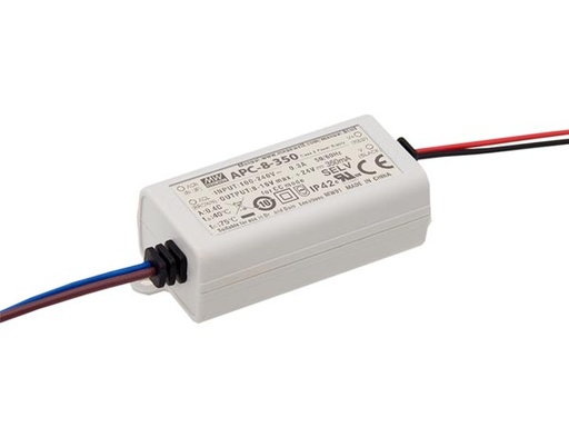 [H34830] Konstantstrøm LED driver - 350mA, 11-23V, 8W (IP42)