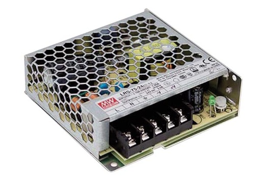 [H35165] Strømforsyning til indbygning - 12VDC / 6A / 72W