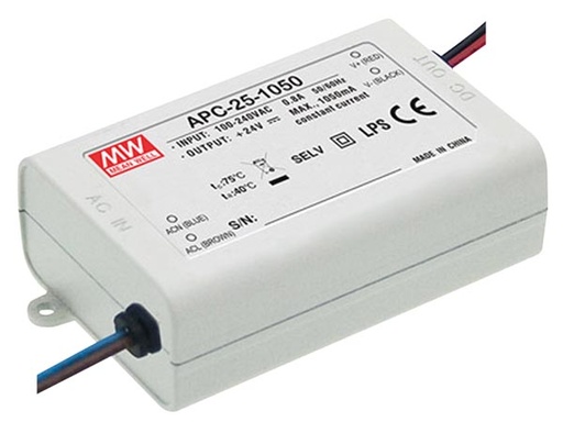 [H43039] Konstantstrøm LED driver - 350mA, 25-70V, 24,5W (IP42)