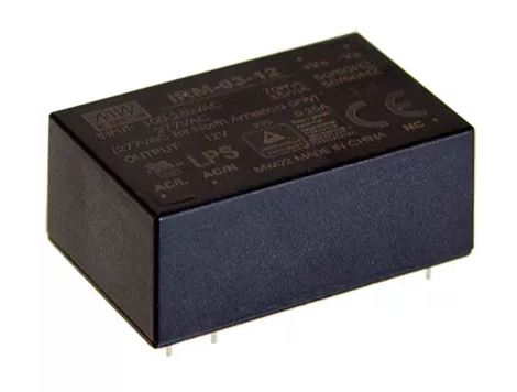 [H52921] Printstrømforsyning - 24VDC / 125mA / 3W, indkapslet