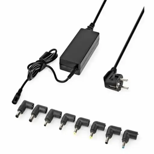 [H57119] Universal notebook strømforsyning - 15-20V / 65W (8 stik)