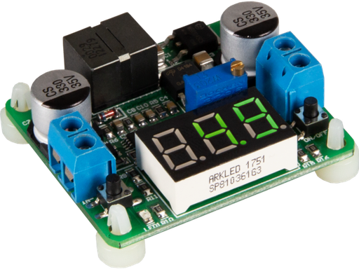 [H62979] Step up/down konverter - 5-25V ind, 0,5-25V ud, 2A / 25W