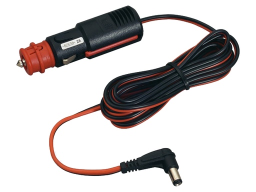[H55942] ProCar - 12/24V / 2A sikr. biladapter med 5,5/2,5 DC stik