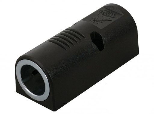 [H55904] ProCar - Cigarstik (hun) til overflademont., Sort