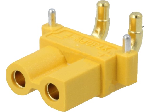 [H42280] DC-XT30 fatning - 2pol hun, printben, 90°