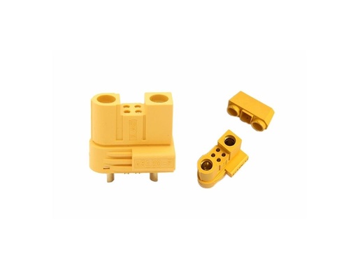 [H59342] DC stik - AS120-F 60A 80V til kabel, lodde, hun