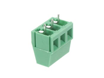 [H23717] Print Skrueterminal - 3pol, 5mm benafstand, Grøn