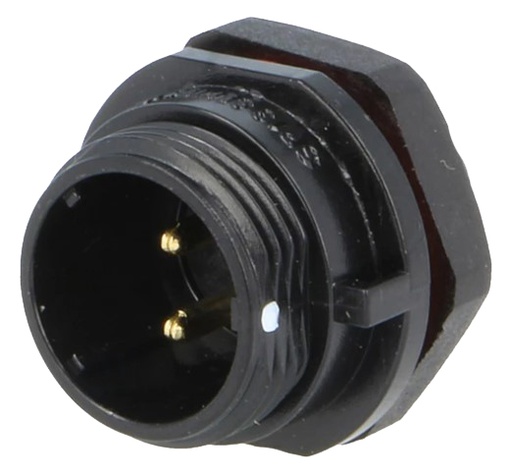 [H63577] SP13 fatning - 2pol han, 2mm², 13A, kabinet (IP68)