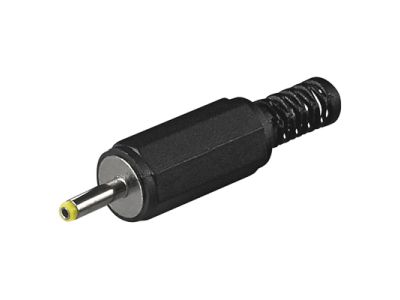 [H30067] DC stik - Ø2,4 x 0,75 x 9,5mm i plasthus