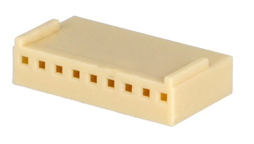 [H58763] Ledning-til-print stikhus - NS25, 9pol (1x9) hun 2,54mm