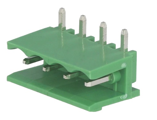 [H58585] Printfatning til indstik skrueterminal - 4P han 5,08mm, 90°