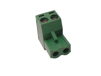 [H21345] Indstik Skrueterminal - 2P hun, 5,08mm 300V/15A