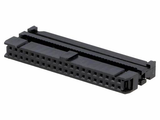 [H20820] IDC fladkabelstik, hun - 40 pol (2x20) 2,54mm benafstand