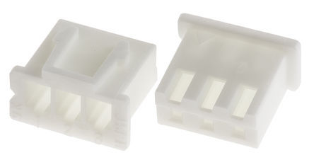 [H43188] Ledning-til-print stikhus - JST XH, 3pol hun, 2,5mm