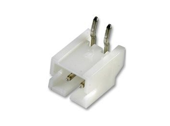 [H34747] Ledning-til-print fatning - JST PH, 2pol 90°, 2mm benafst.