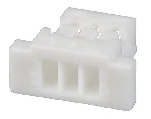 [H58613] Ledning-til-print stikhus - JST SH, 1x3pol, 1mm benafst.