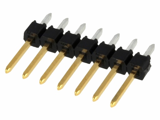 [H33546] Enkelt-række Pin header - han/han 2,54mm 1x7-ben, H13mm
