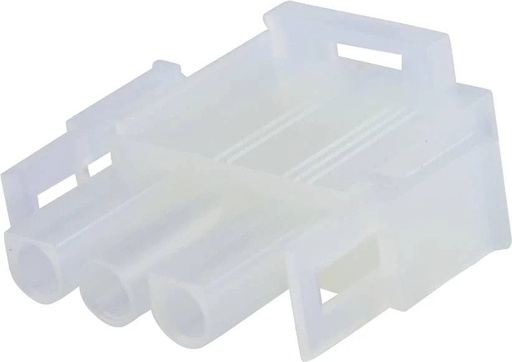 [H41357] Ledning-til-ledning MLX stikhus - 1x3pol han, 6,35mm