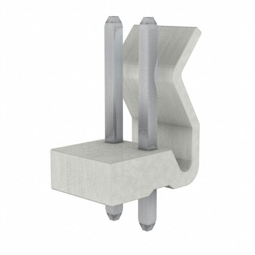 [H41409] Ledning-til-print fatning, KK 396 - 1x2pol han 3,96mm