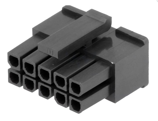 [H41424] Ledning-til-print hunstik - Micro-Fit 3.0, 3mm, 2x5pol