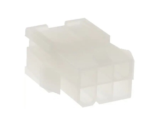 [H58316] Ledning-til-ledning Mini-Fit Jr. stik - 2x3pol han, 4,2mm