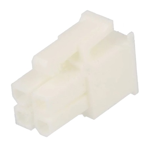 [H62546] Ledning-til-ledning Mini-Fit Jr. stik - 2x2pol hun, 4,2mm