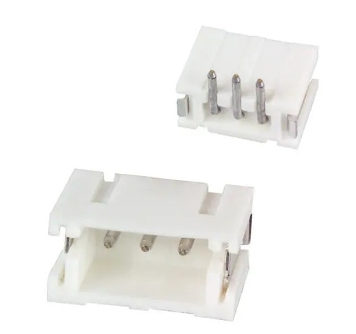 [H55889] Ledning-til-print fatning - JST ZH, 3pol, 1,5mm benafs. SMT