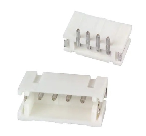 [H55890] Ledning-til-print fatning - JST ZH, 4pol, 1,5mm benafs. SMT