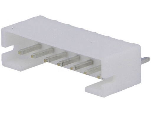 [H53526] Ledning-til-print fatning - JST PH, 7pol, 2mm benafst.