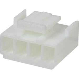 [H54389] Ledning-til-print stik - JST VH, 1x4pol, 250V/10A, 3,96mm