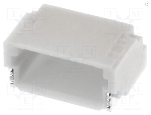 [H61045] Ledning-til-print fatn. - SH/SR 4-pol, 1mm benafst. SMT