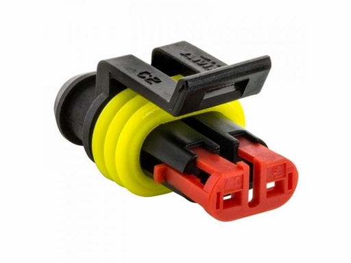 [H55127] Superseal 1.5 DC autostik - 2pol hun, 24V (IP67)