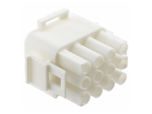 [H62228] Universal MATE-N-LOK stikhus - 3x4pol han/hun (6,35mm)