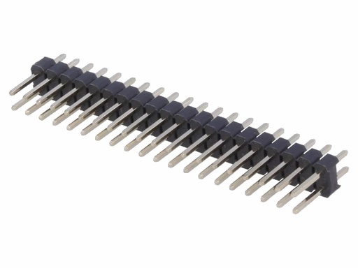 [H20689] Dual Pin header 2,54mm - Han/han, (2x20) 40 pins (H11,6mm)