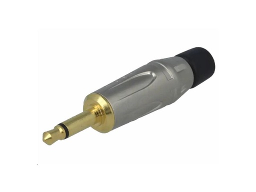 [H20915] JACK stik - 3,5mm mono han, forgyldt (HQ)