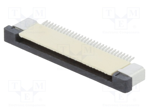 [H60169] FFC (PFC) Flexkabel konnektor - 30 pol, ZIF, SMD (0,5mm)